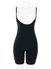 Spanx X2604 Womens Power Series Open Bust Midthigh Bodysuit Very Black S