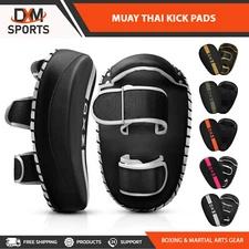 DXM SPORTS Kick Boxing Strike Arm Thai Pad PU Leather MMA Kick Shield Focus Mitt