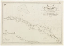 1836 Dirección Hidrográfica Nautical Chart Central Cuba