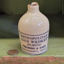 Metropolitan Club Whiskey Antique Miniature S...