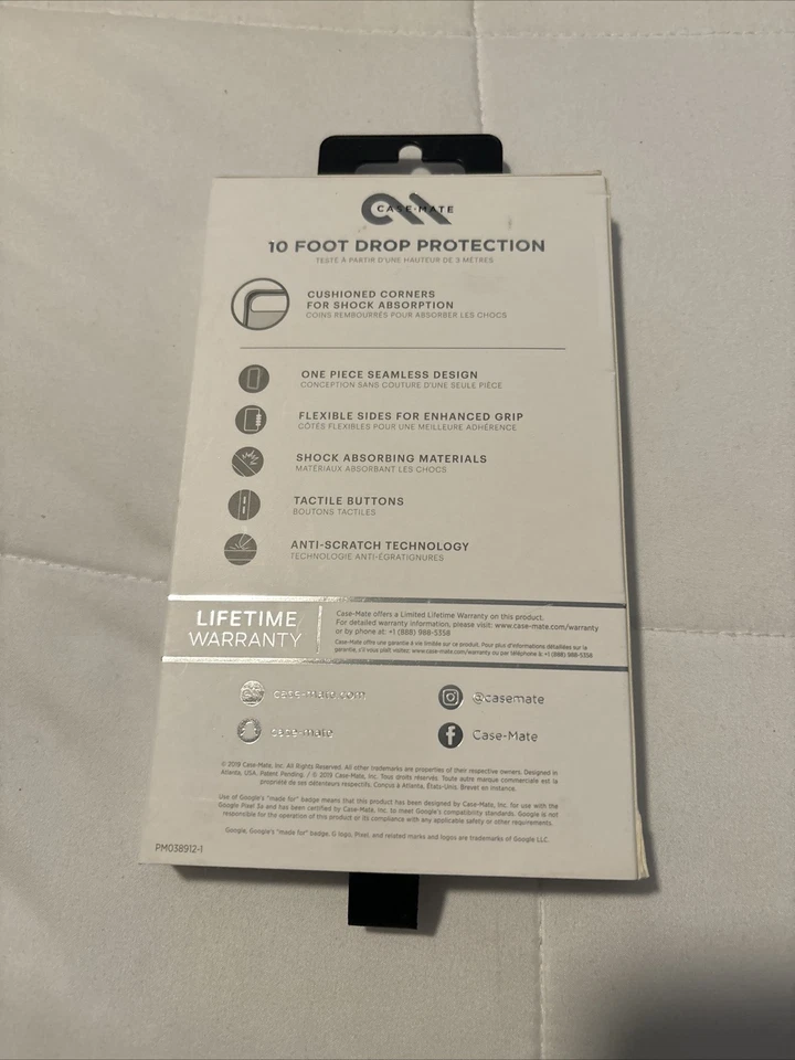 Case-Mate Tough Clear Series Hybrid Case for Google Pixel 3a - Clear - Image 4 of 4