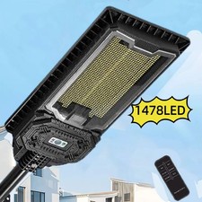 99000000LM 6500W De Luz LED Lampara Solar Para Patio Exterior Jardin Luces Calle