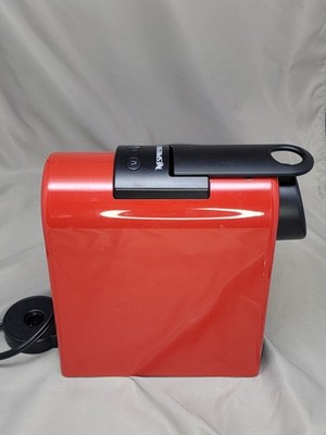 Nespresso Essenza Mini Coffee Machine Red DeLonghi Tested Working 