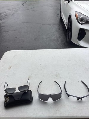 Oakley Flak 2.0 Sunglasses Frames Lot Ray Ban 3 Pairs Vintage