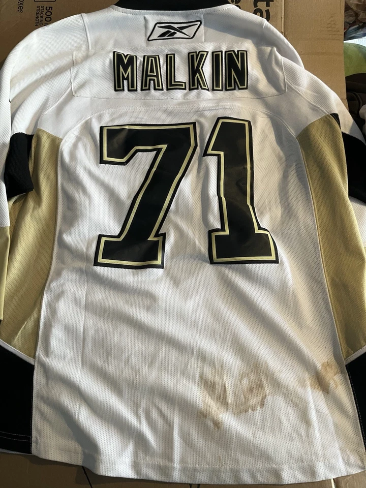 CAMISETA PITTSBURGH PENGUINS REEBOK EVGENI MALKIN #71 - ADULTO MEDIANA Foto 2 de 2