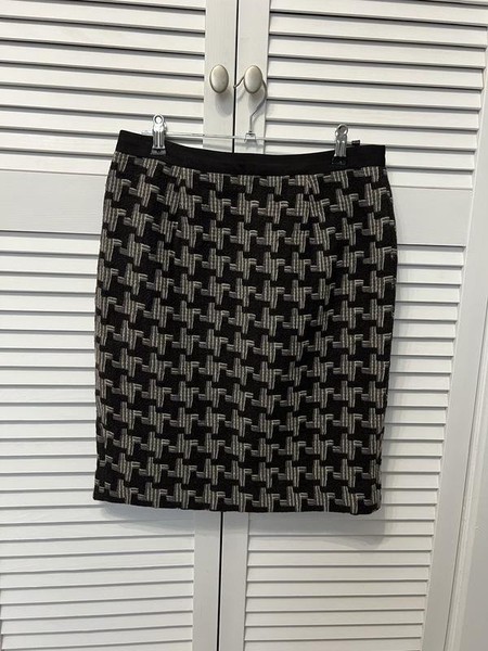 Women Boden Skirt Grey Polyester 38 / M / 46
