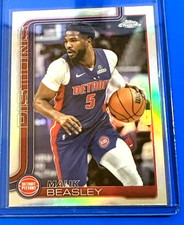 2025-26 Topps Chrome MALIK BEASLEY Refractor #36 Detroit Pistons