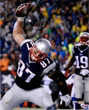 Rob Gronkowski Patriots Signed 16