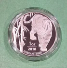 2018 Republic of Korea "Korean Tiger" Proof-Like 1 oz .999 Fine Silver coin