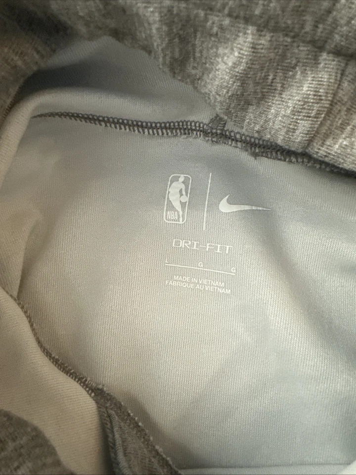 NBA Spotlight Auténtica Sudadera con Capucha Dallas Mavricks Azul y Gris Foto 3 de 3