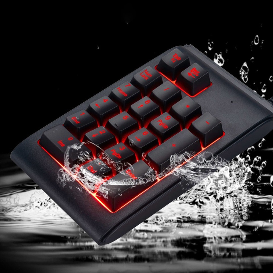 Mini USB Keyboard Numeric Keyboard Practical Notebook Keyboard Luminous ...