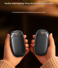 2-Pack Hand Warmers Rechargeable 6000mAh Portable Pocket Size 3 Heat Settings
