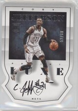 2014-15 Panini Luxe Die-Cut Auto 52/60 Cory Jefferson #DC-CJ Auto 0b2