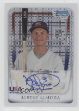Albert Almora Bowman Chrome 2011 X-fractor /299 #18U Auto