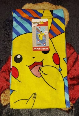 New POKEMON PIKACHU 28 x 58 Beach / Pool Towel  NWT 