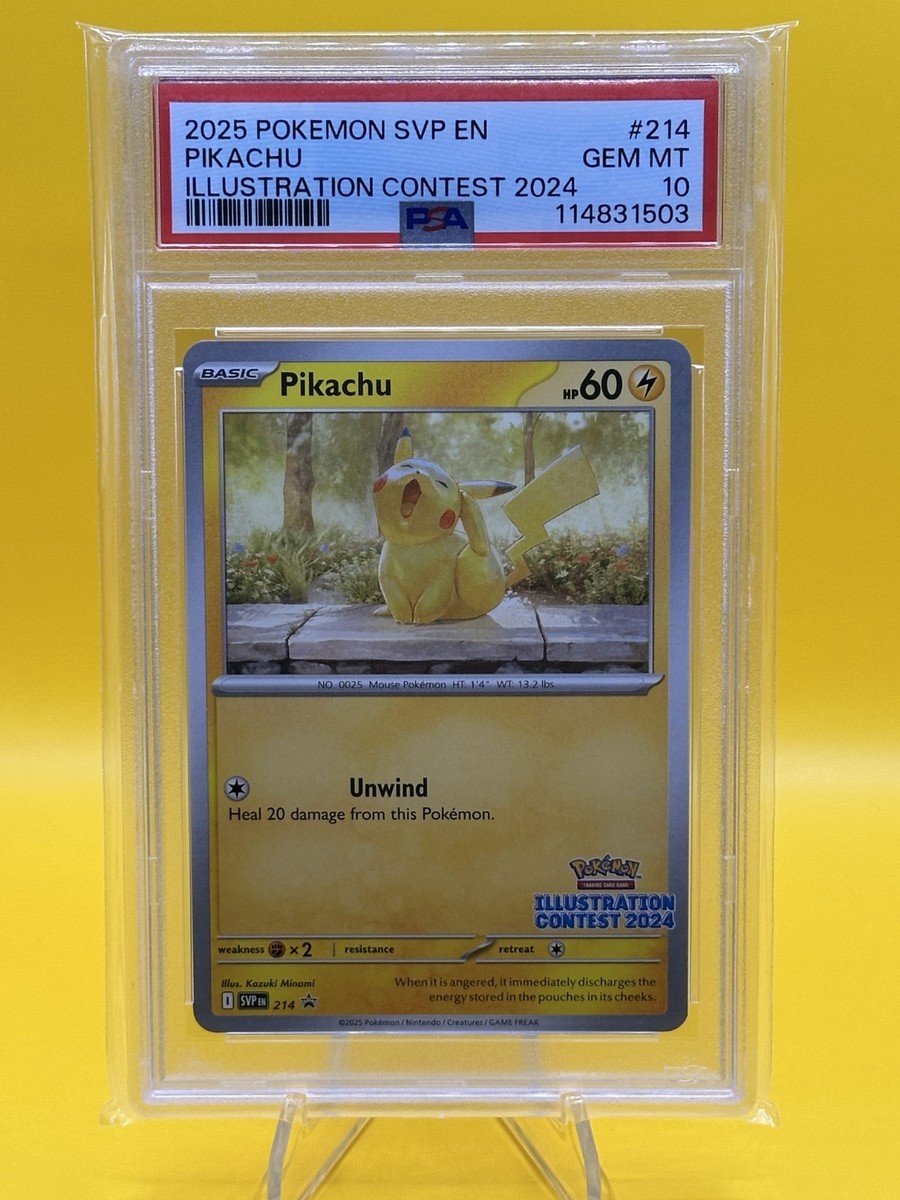 PIKACHU ILLUSTRATION CONTEST PSA10