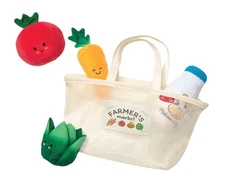 Melissa & Doug Multi-Sensory Market Basket Fill & Spill Infant Toy - Play Food M