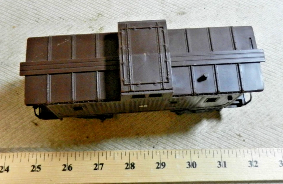 Marx 45 William Crooks Freight Set Caboose 8 Wheel Type G Trucks TAP (C) - Image 3 of 4