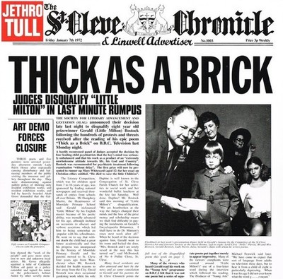 Jethro Tull - Thick As A Brick Vinyl LP NEU 0553984