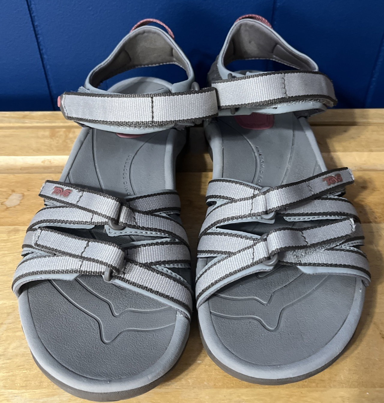 Teva Taupe TIRRA Strappy Sandals Shoes Womens 8 F27012K Outdoor Sport