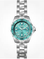 Invicta Grand Diver 47mm Automatico Quadrante Blu Turchese 300M Acciaio NUOVO