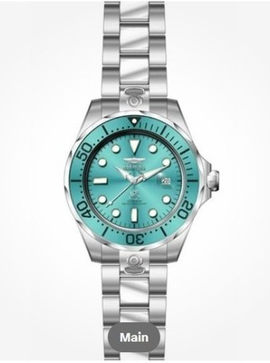 Invicta Grand Diver 47mm Automatic Turquoise Blue Dial 300M Steel NEW
