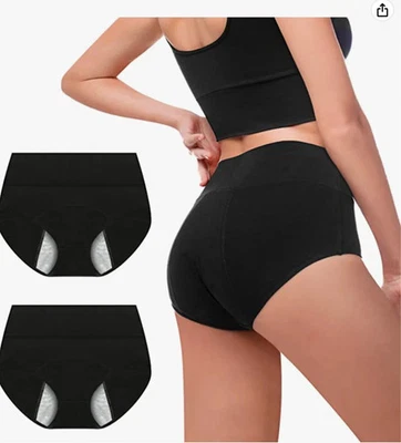 Women’s Incontinence Pants Pads 100% Cotton Washable Briefs Knickers UK