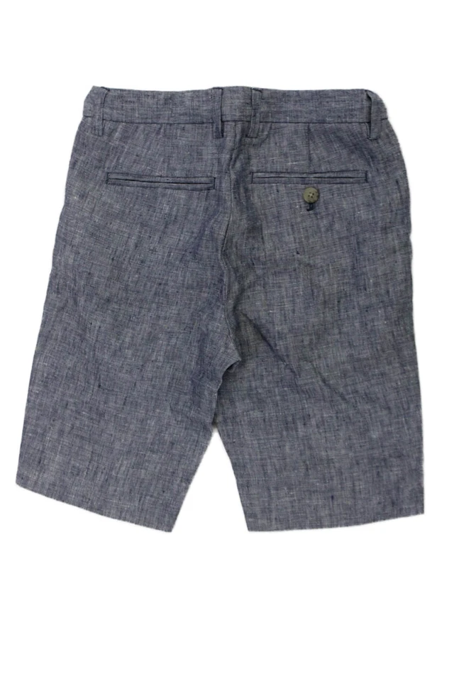 Vestido Corto Crewcuts Thompson Lino Niños Estampado Manchado Cremallera Mosca Azul Talla 8 Foto 2 de 4