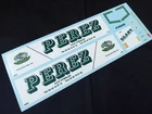 (PRE-SALE) DECALS 1:43 2000-2004 PEREZ OLANO CHEREAU REFRIGERATED SEMI-TRAILER