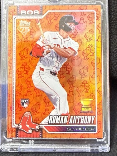 2026 Topps Series 1 Holiday Chicks Card #189 Roman Anthony RC SSP Red Sox