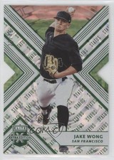 2018 Panini Elite Extra Edition Status Emerald Die-Cut /49 Jake Wong #79 uq5