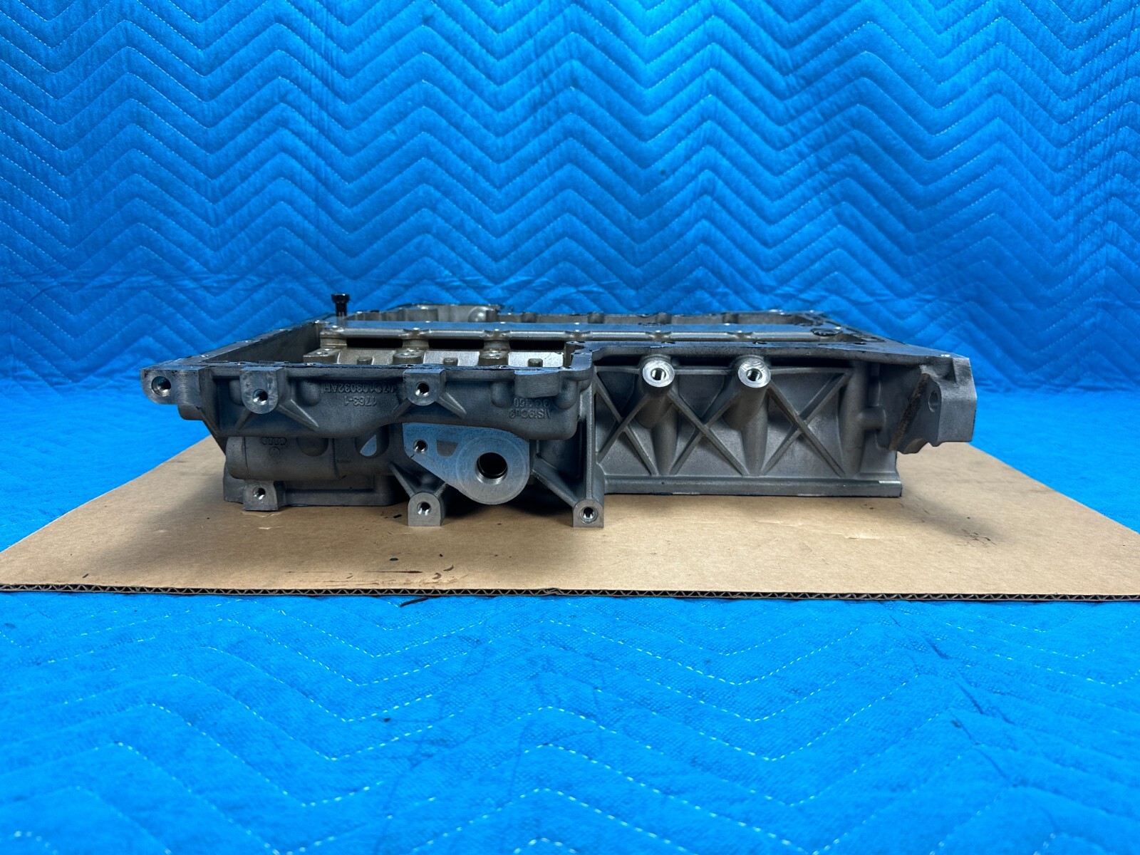 Bentley Cont Flying Spur BWR Engine Block Crankshaft Support Plate 2006-2012 OEM