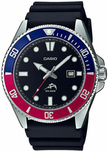 CASIO 腕時計 MDV-106G-1AV ブラック/ゴールド Casio Men's Dive Style Watch, Black-Gold MDV106G-1AV
