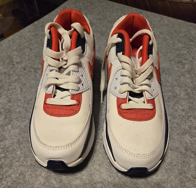Nike womens air max 90 white/blue denim Size 6Y Wms 