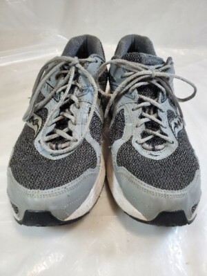 Saucony Cohesion 10 S25333-1 Running Shoes Gray White Size