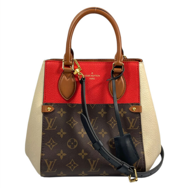 Louis Vuitton Vintage - Monogram Fold Tote PM Bag - Brown Red - Monogram  Canvas and Leather Handbag - Luxury High Quality - Avvenice