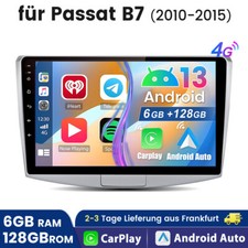 6+128G 8 Core Android 13 Autoradio Apple Carplay GPS Navi für VW Passat B6 B7 CC