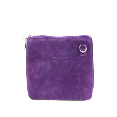 Echtleder Wildleder Damen Boutique niedlicher kleiner Kurier Umhängetasche Schulter UK