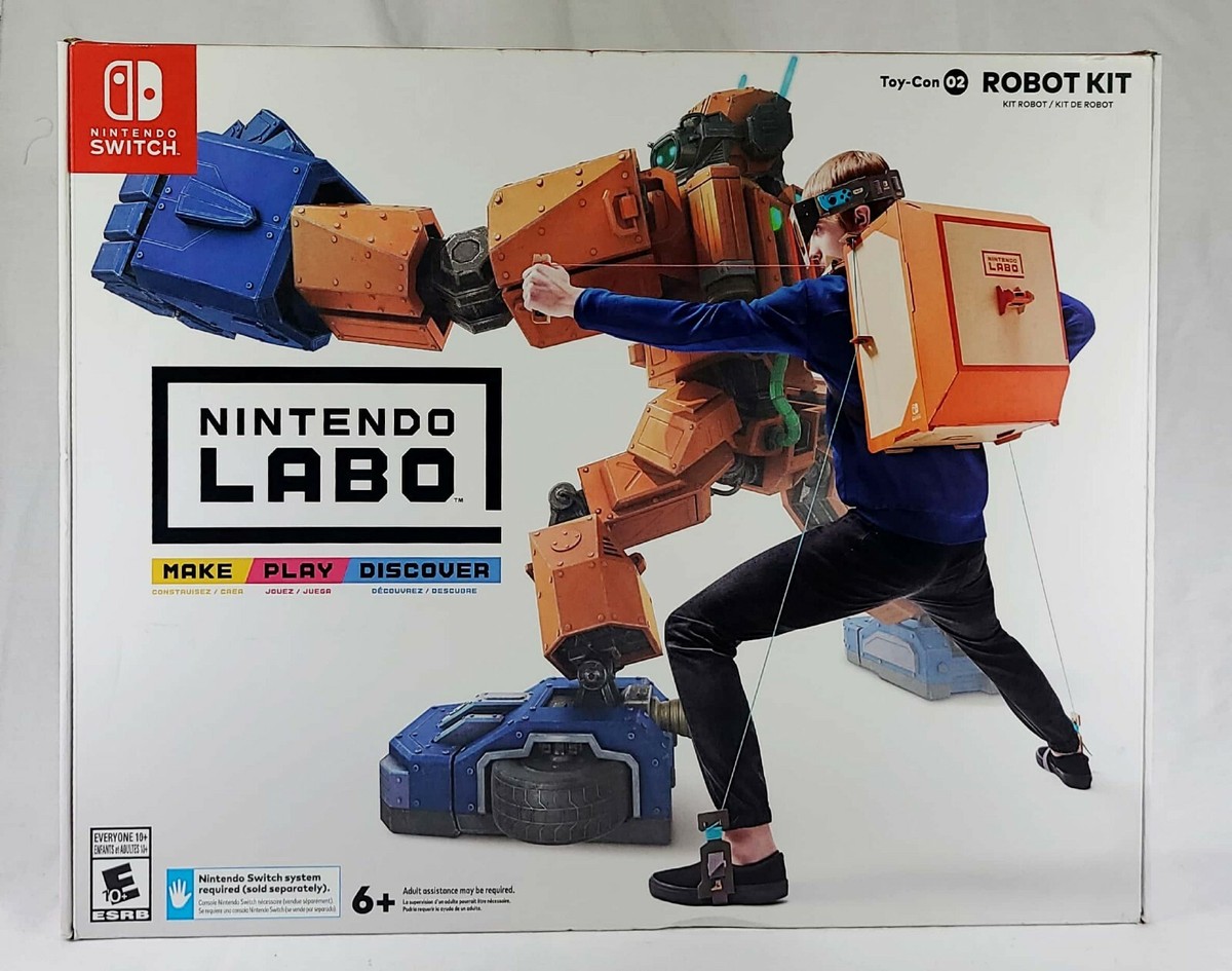 Nintendo Switch Labo Toy-Con Robot Kit DIY Cardboard Creations To