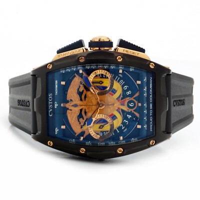 Cvstos Challenge II Chrono Blue Proud to Be Colombian Limited Wristwatch