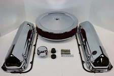 BB Ford 429 460 Chrome Engine Dress Up Kit Valve Covers Washable Air Cleaner BBF