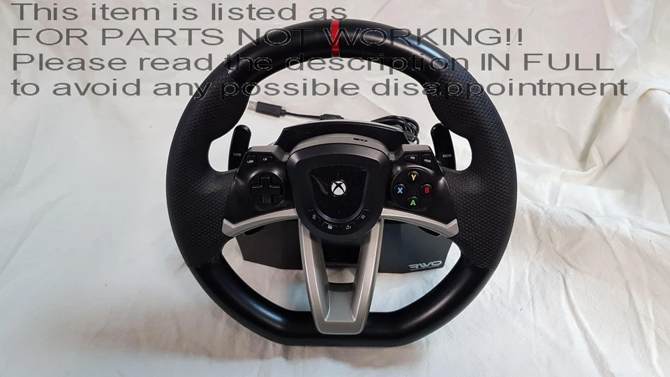 FAULTY?? Hori ab04-001 Racing Wheel Overdrive Controller And Pedals for Xbox Ser - Image 3 of 4