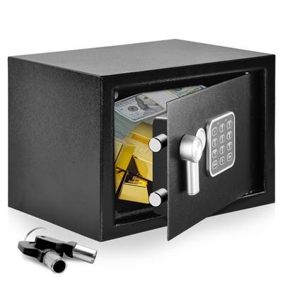 SereneLife Key Safe LED Low Battery Indicator Engineered Steel Alloy & Keys