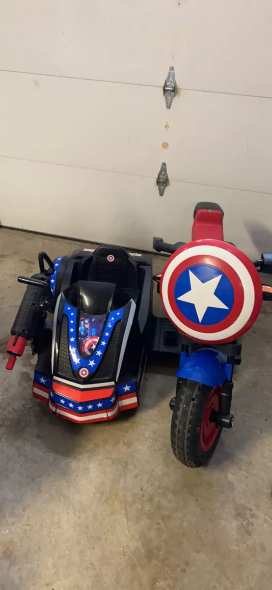 Kid trax captain america motorcycle cheap