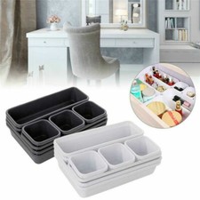 Organizador de almacenamiento de maquillaje divisor ordenado para cocina hogar 8 piezas de cajón de escritorio organizador de almacenamiento