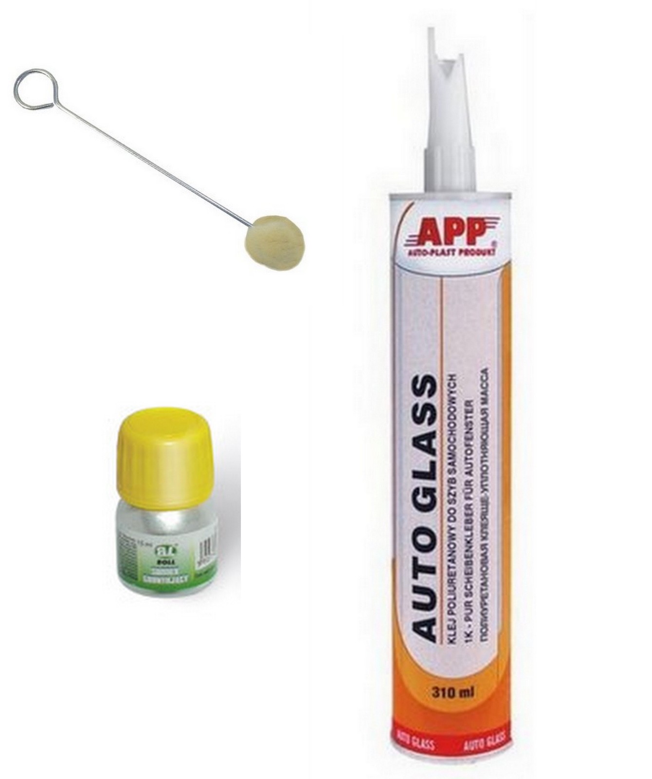 Kit de collage pare-brise voiture colle polyuréthane pour vitre automobile et utilitaire