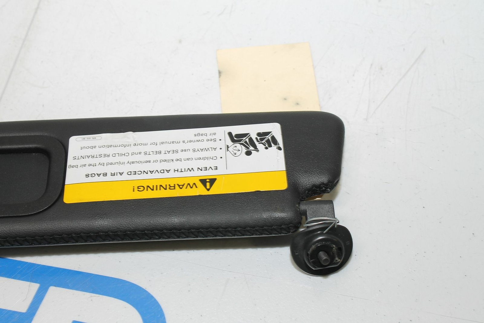 2019 LAMBORGHINI HURACAN RH PASSENGER BLACK SUN VISOR COMPLETE 15 16 17 18 20