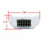 thumbnail 8  - 2PCs Pure White SMD LED license Plate Light LH+RH For 05-14 Chrysler 300 300C