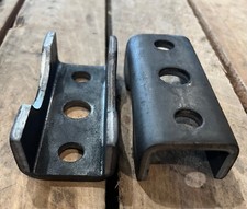 2 Trailer Axle Spring Perch Seat For 2-38 3500 Round Axel Tube Mount 3.5k