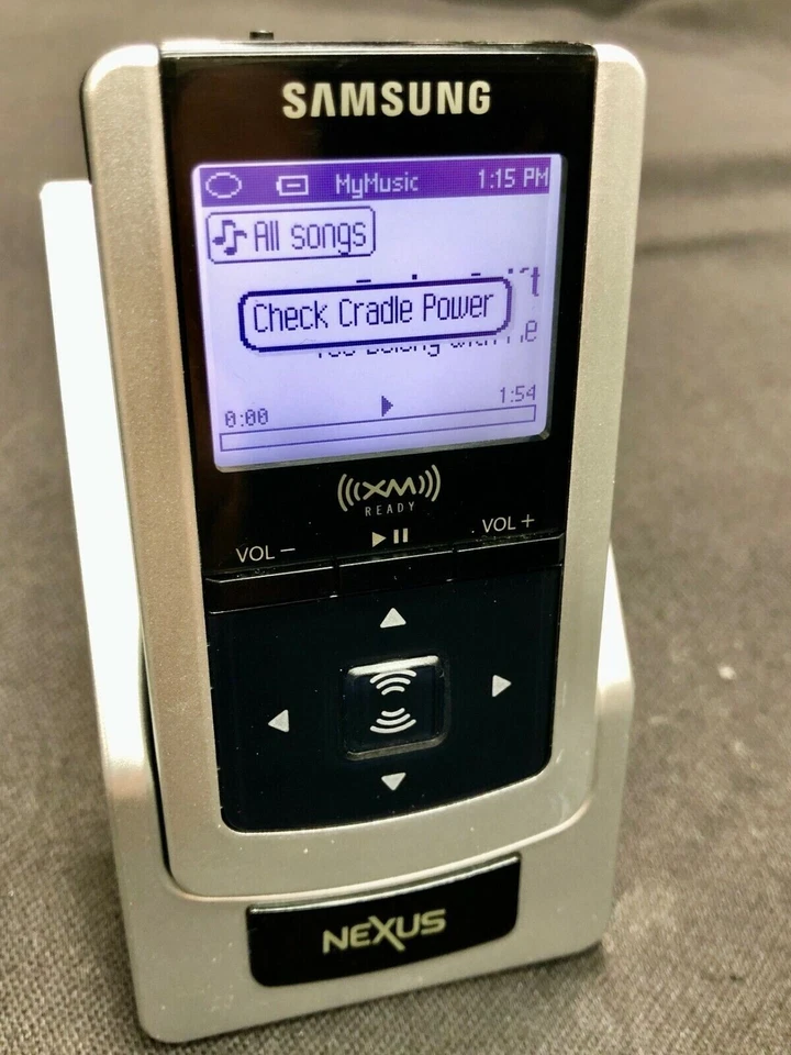 Samsung Nexus 25 Satellite Radio YP-X5X 带底座和电源 — 第 3/4 张图片